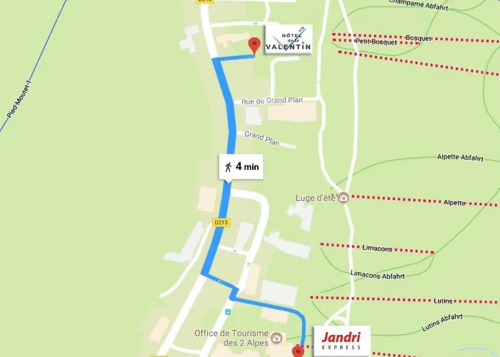 Отель Valentin Pied Des Pistes Ле дез Альп